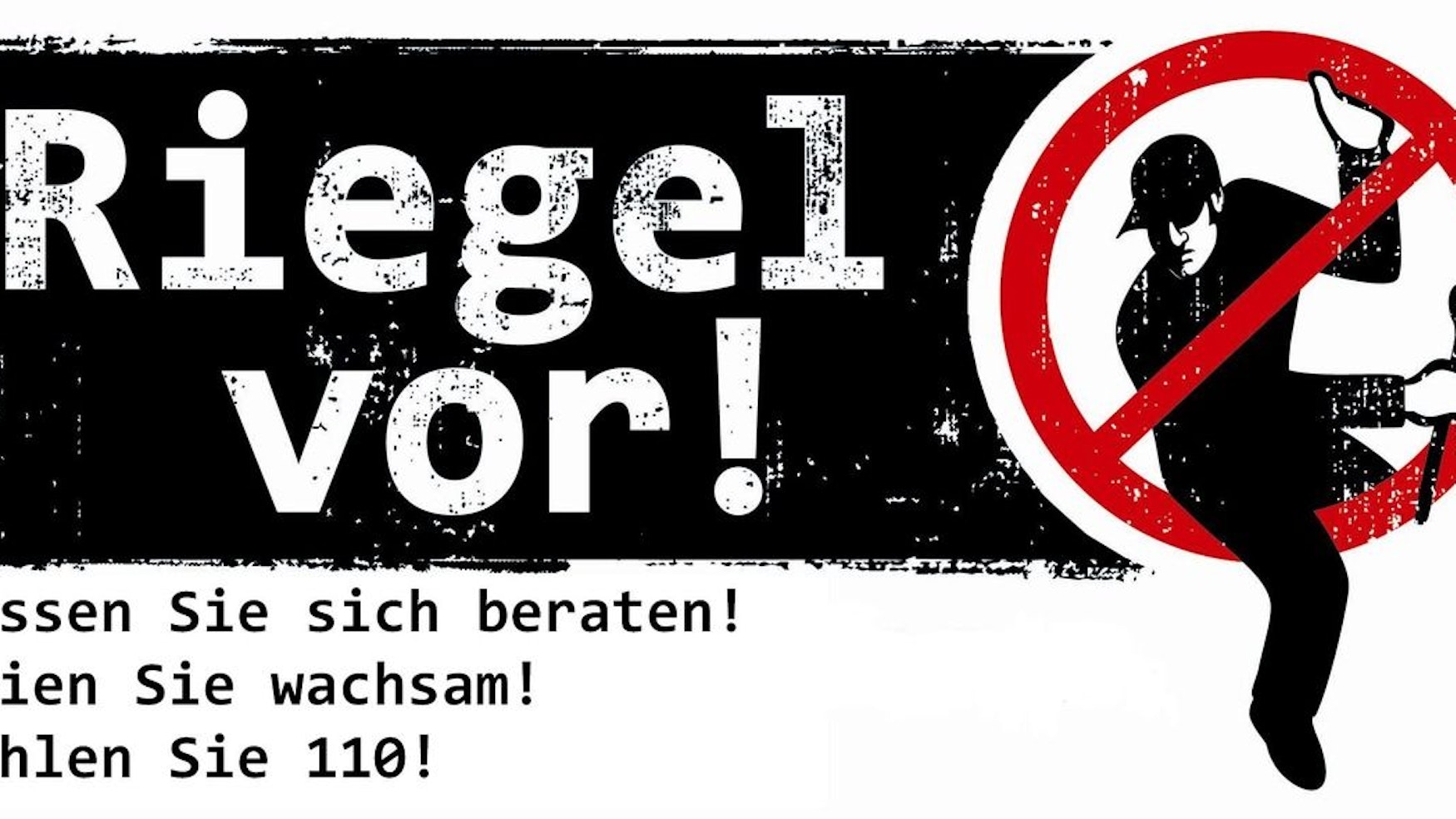 Einbrecher hebeln eine Tür auf (Symbolbild).