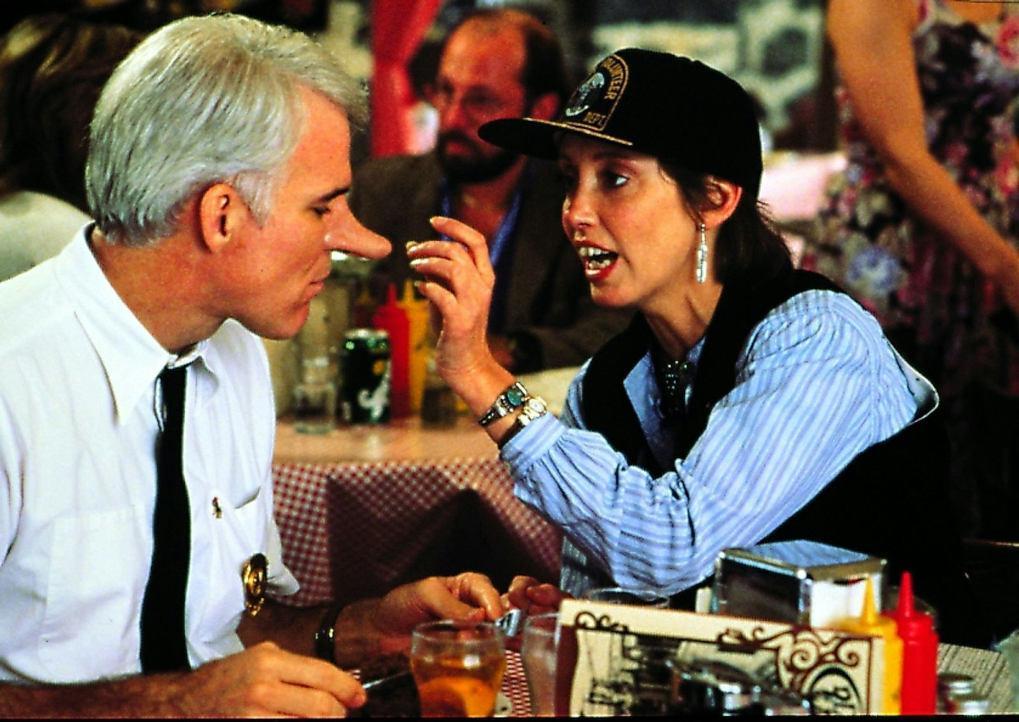 „Tote tragen keine Karos“, „Zwei hinreißend verdornene Schurken“, „Der Mann mit zwei Gehirnen“, „Solo für 2“ und „Roxanne“ (Bild): Kaum ein Komiker wurde in den 80er-Jahren so geschätzt wie Steve Martin. (Bild: Sony)