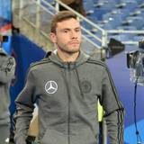 Jonas Hector vor dem Länderspiel zwischen Frankreich und Deutschland im Stade de France.