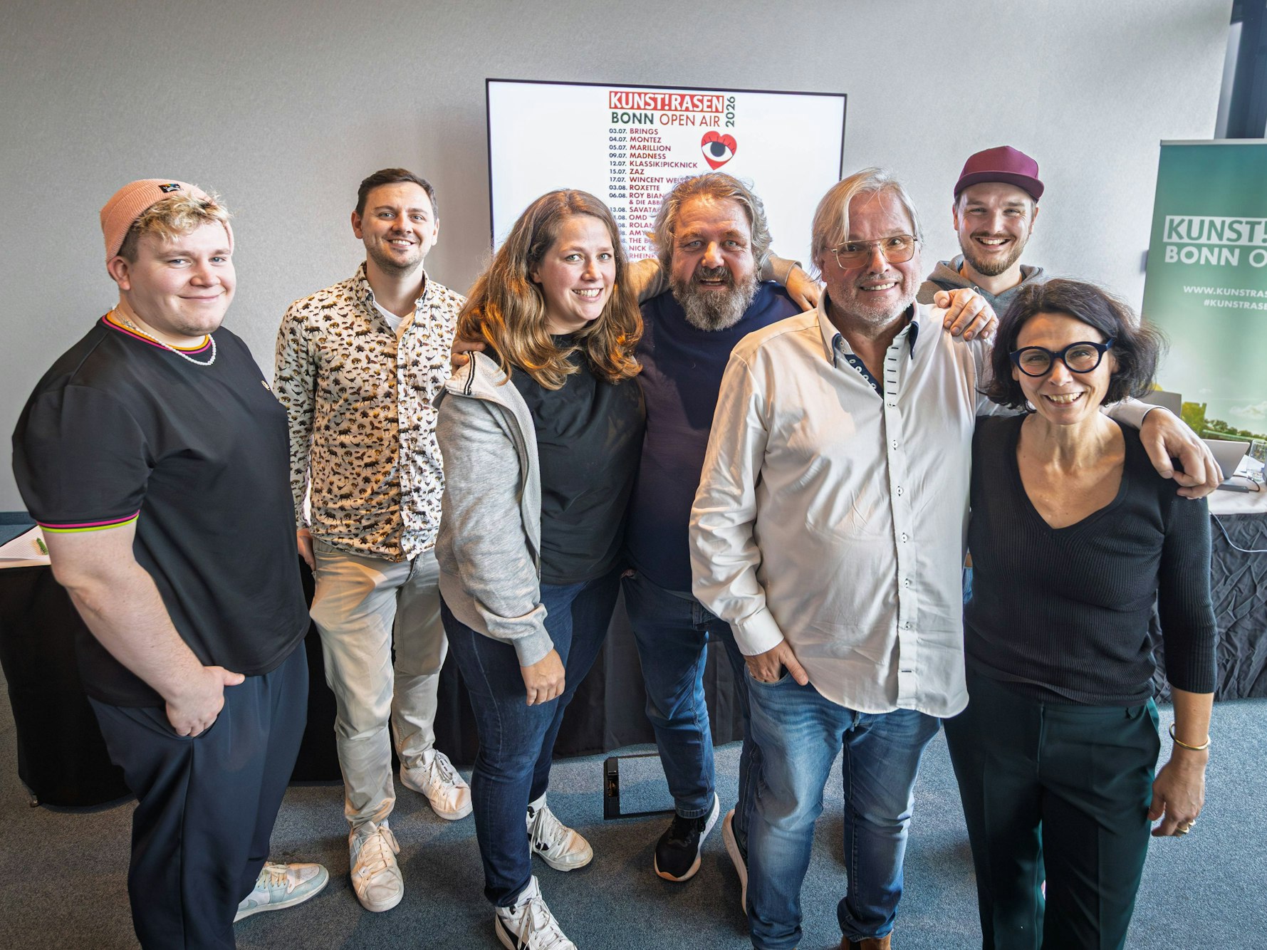 Pressekonferenz zur KunstRasen-Open-Air-Saison 2026 in Bonn.