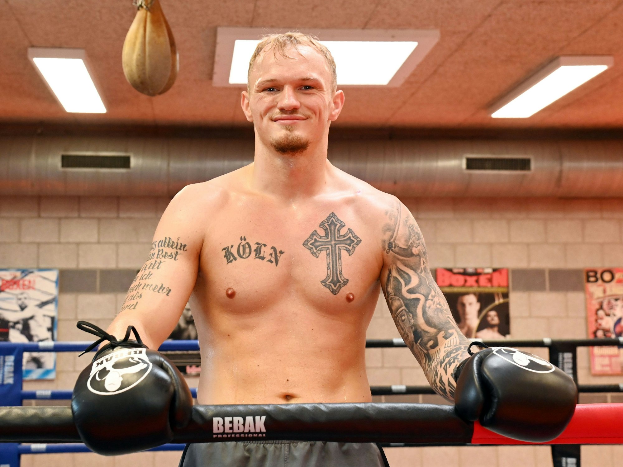 Porträt des Kölner Boxers Gregor Soenius.