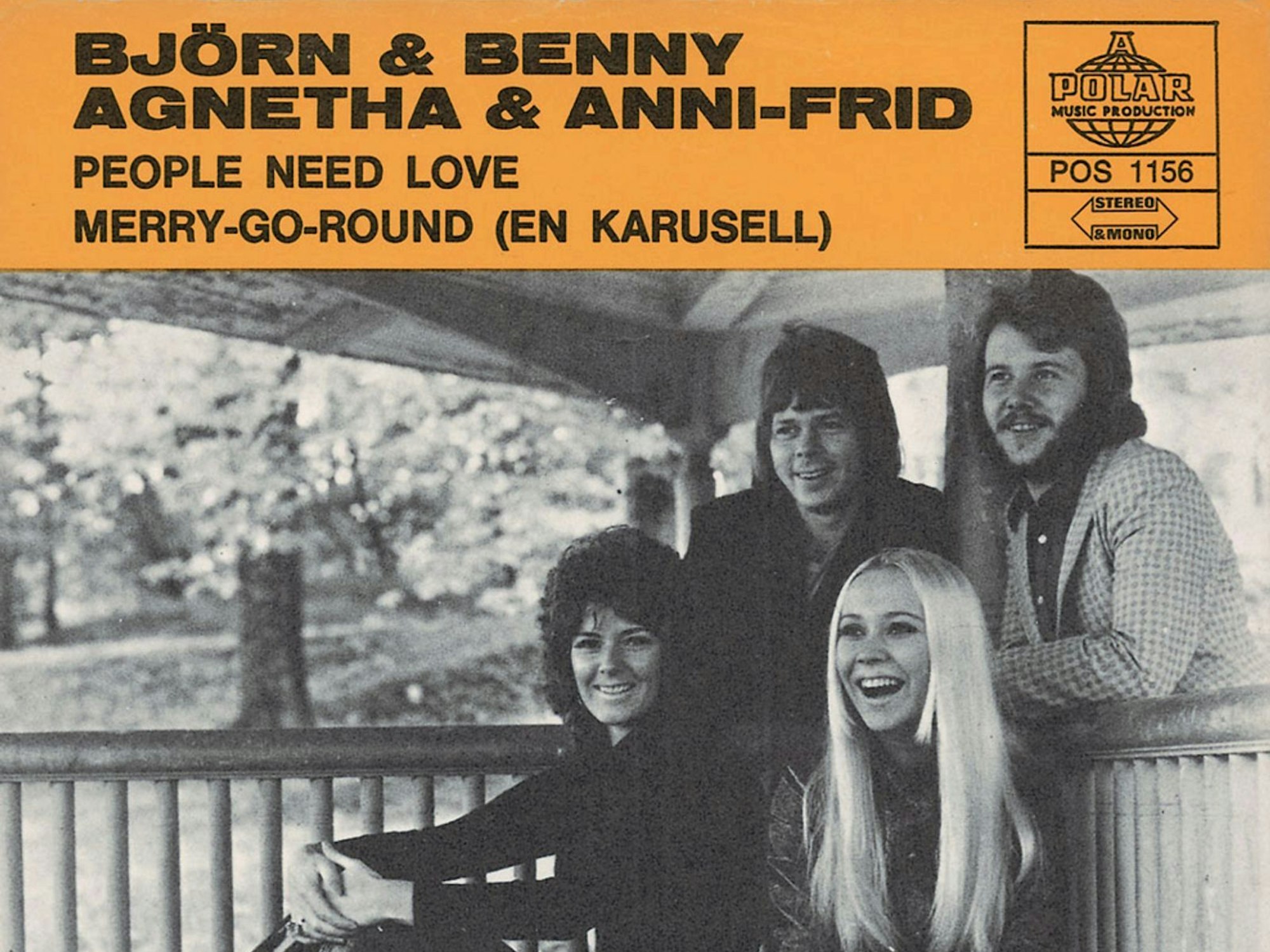 So fing (fast) alles an: Am 29. März 1972 nahmen ABBA mit „People Need Love“ ihren ersten gemeinsamen Song auf. (Bild: Polar Music)