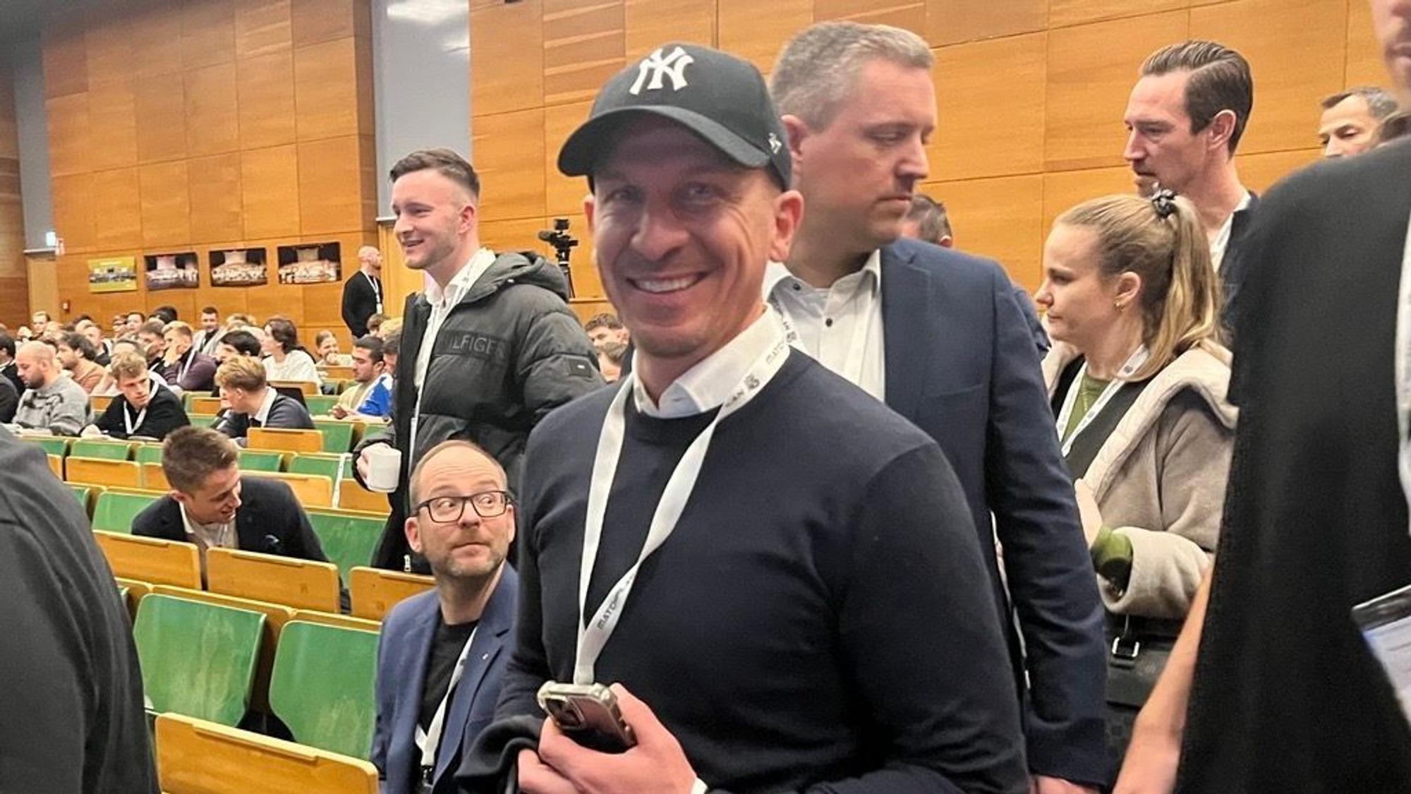 Gerhard Struber bei einer Veranstaltung in der Deutschen Sporthochschule Köln.