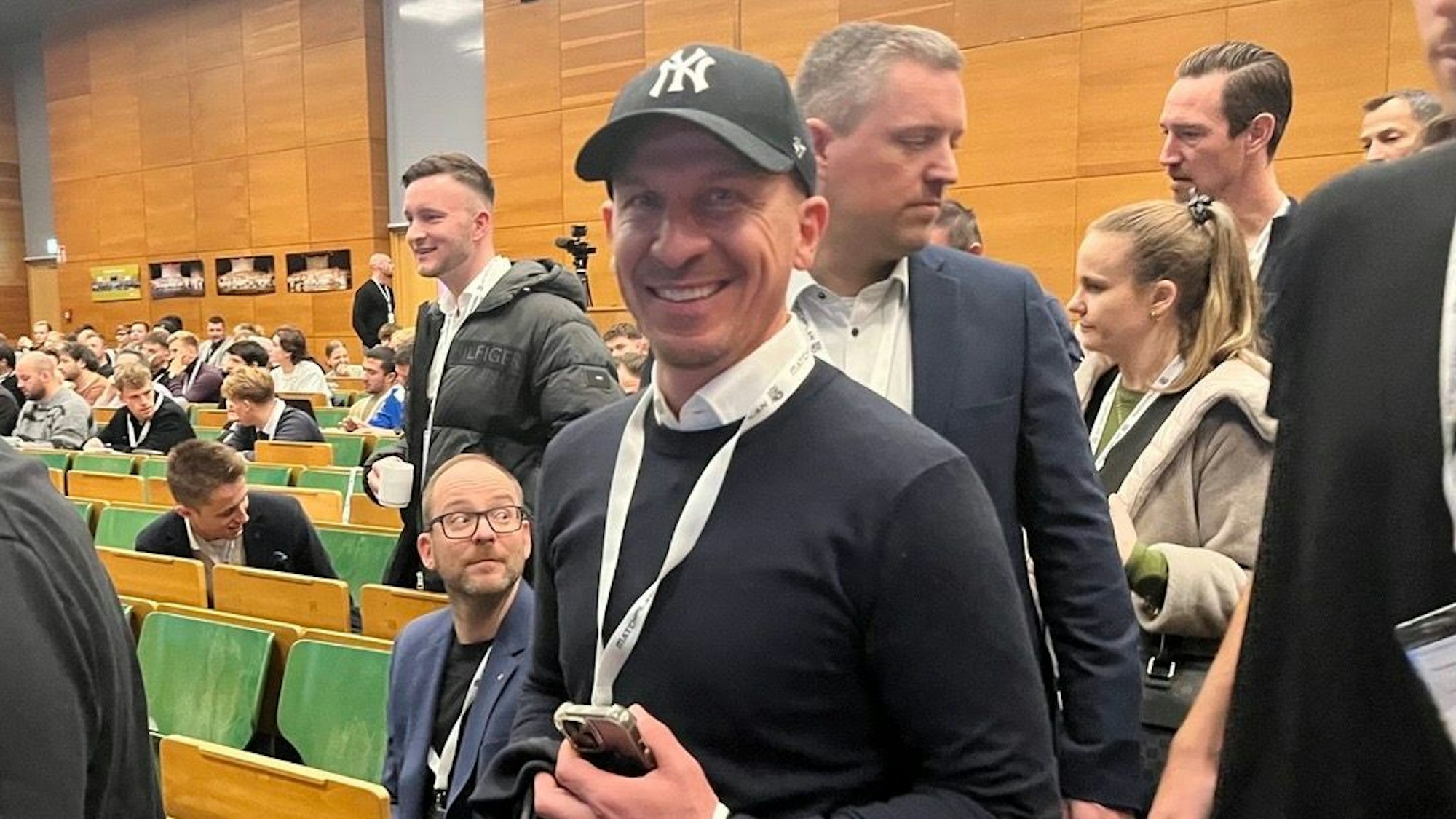 Gerhard Struber bei einer Veranstaltung in der Deutschen Sporthochschule Köln.