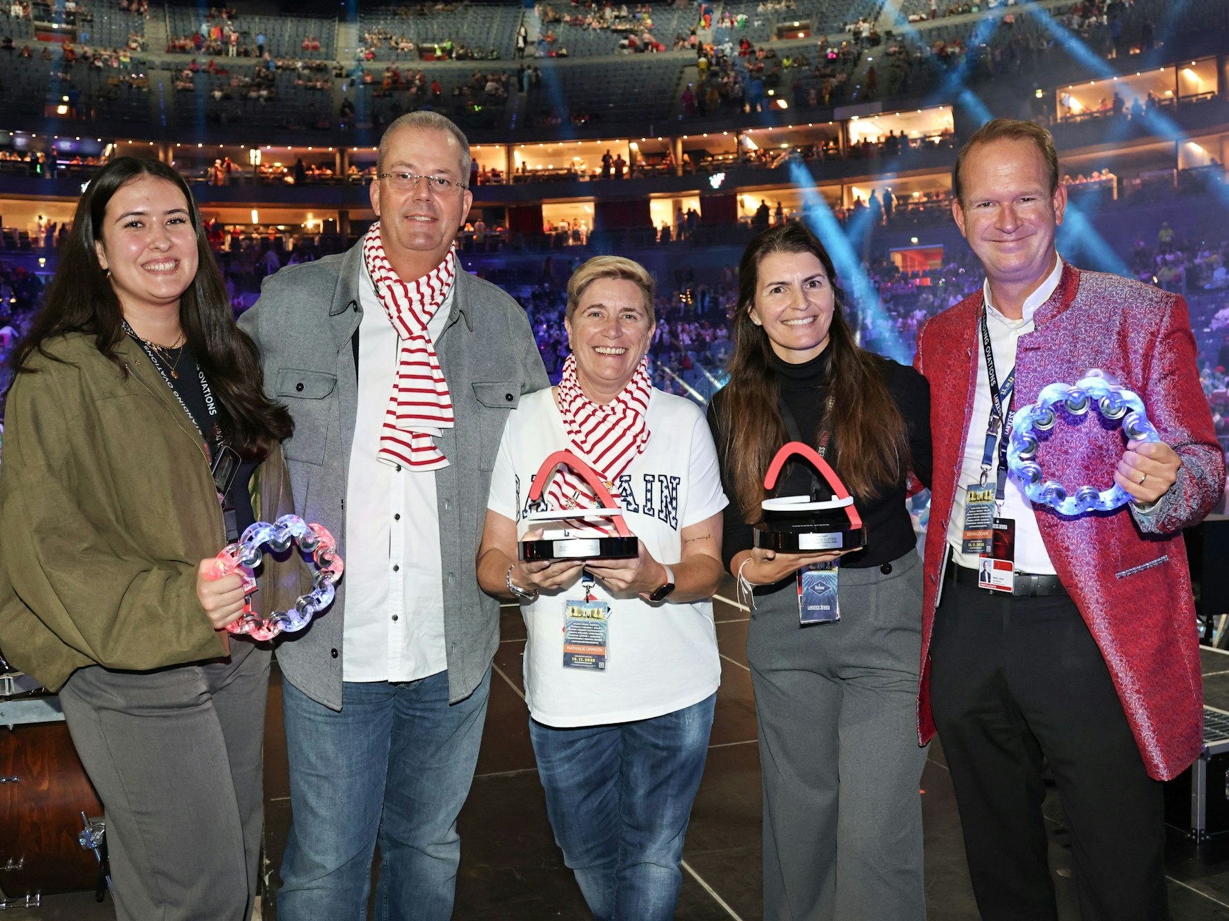Award-Übergabe in der Lanxess-Arena.