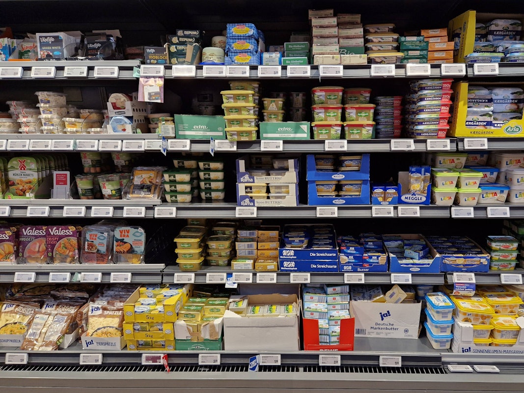 Butter, Milch und Sahne werden am Montag günstiger zu haben sein (Symbolbild).
