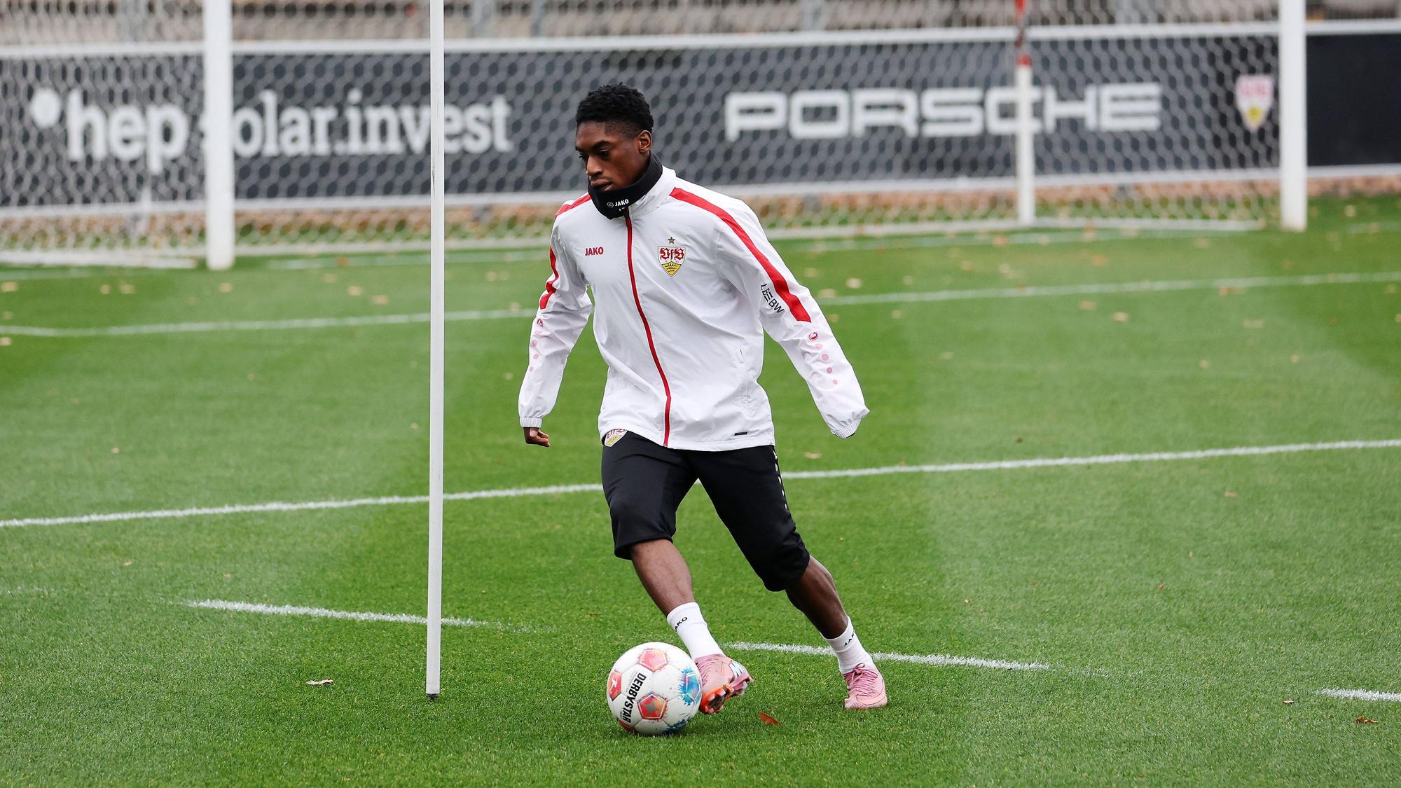 Wieder am Ball: Justin Diehl will beim VfB endlich durchstarten.