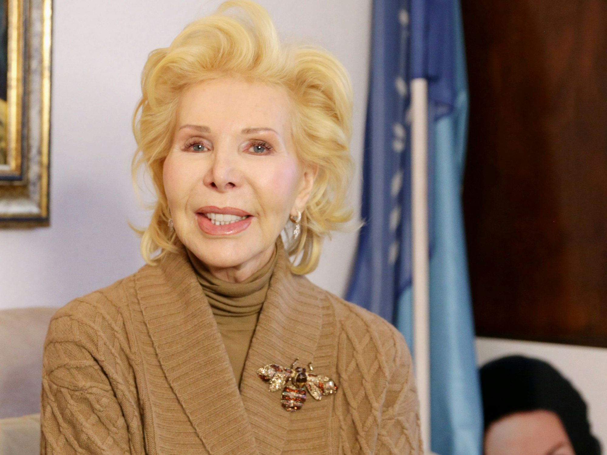 Ute Ohoven in ihrem Büro an der Grafenberger Allee in Düsseldorf.