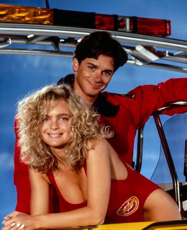 So sah Erika Eleniak in ihrer „Baywatch“-Zeit aus.