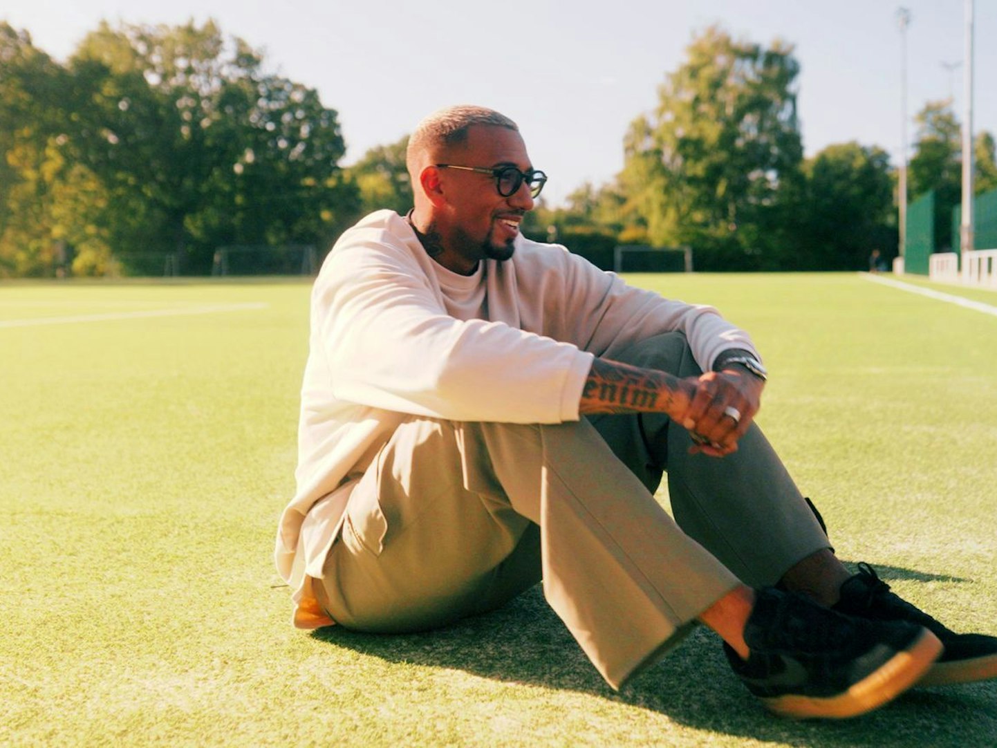 In „Being Jérôme Boateng“ erinnert sich der Weltmeister von 2014 auch an seiner Anfänge und Glanzzeiten als Profi. (Bild: BR/Flow media company GmbH/Johannes Straub)