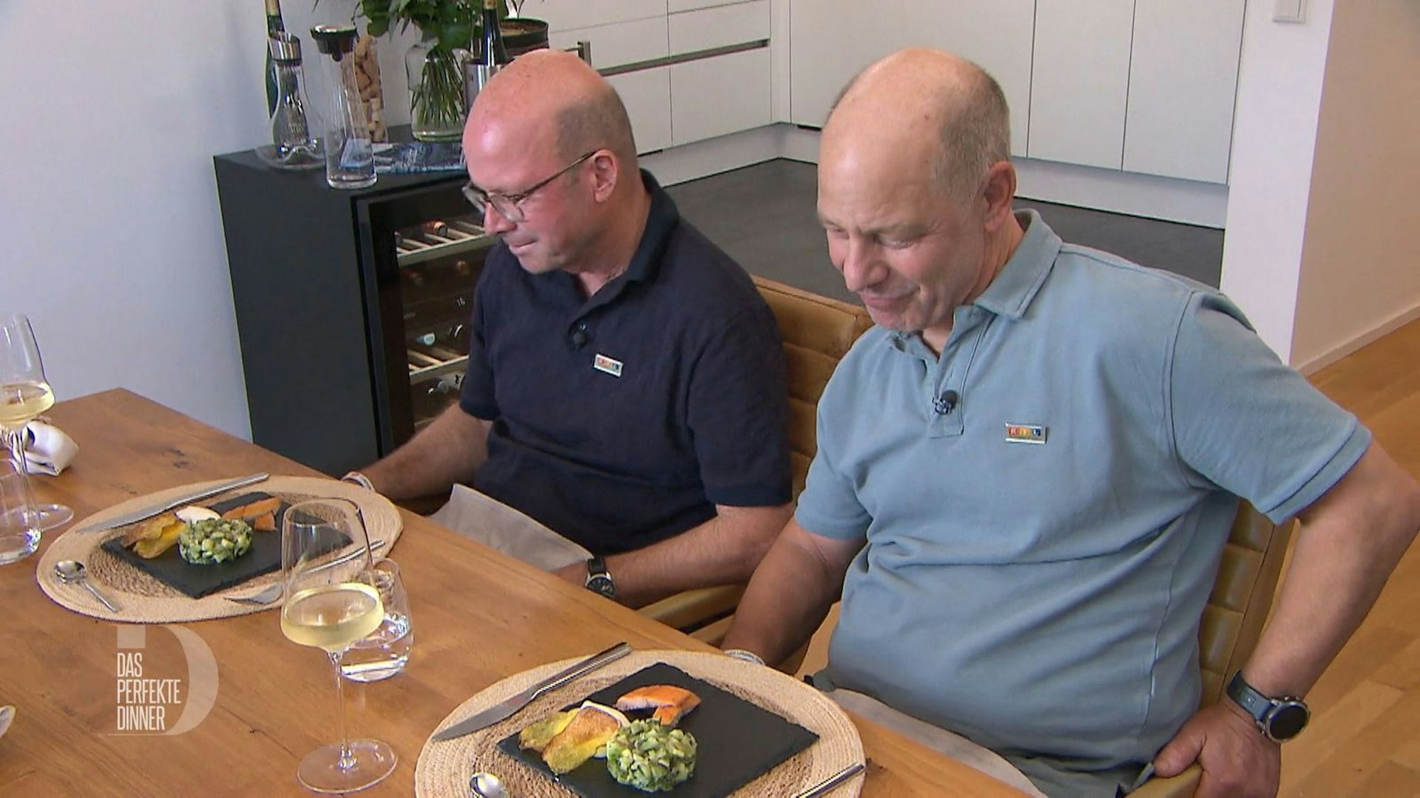 Die Vorspeise sieht doch schon mal gut aus. Aber schmeckt sie auch?
(Bild: RTL)