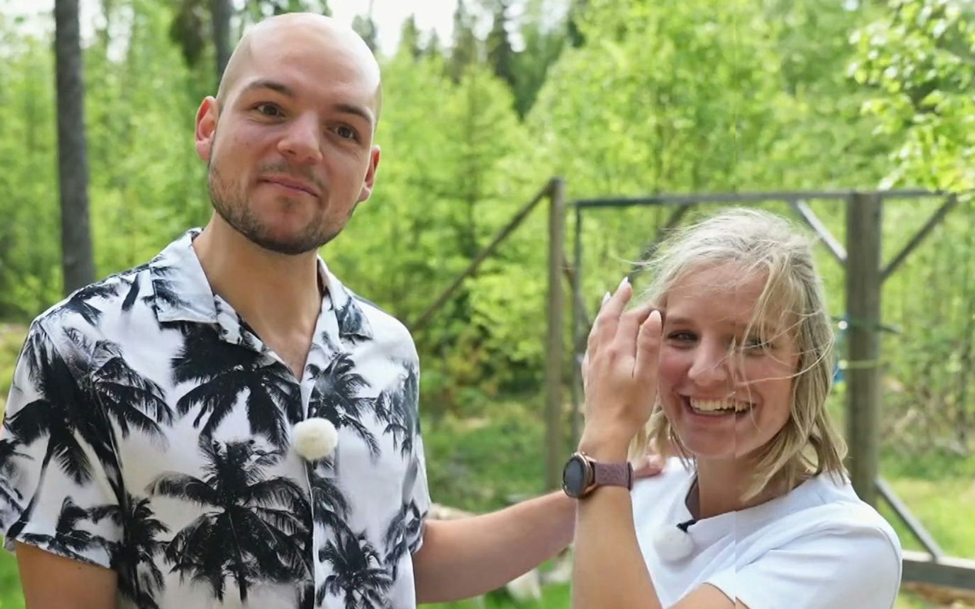 Daniel und Lina verstehen sich super. (Bild: Joyn)