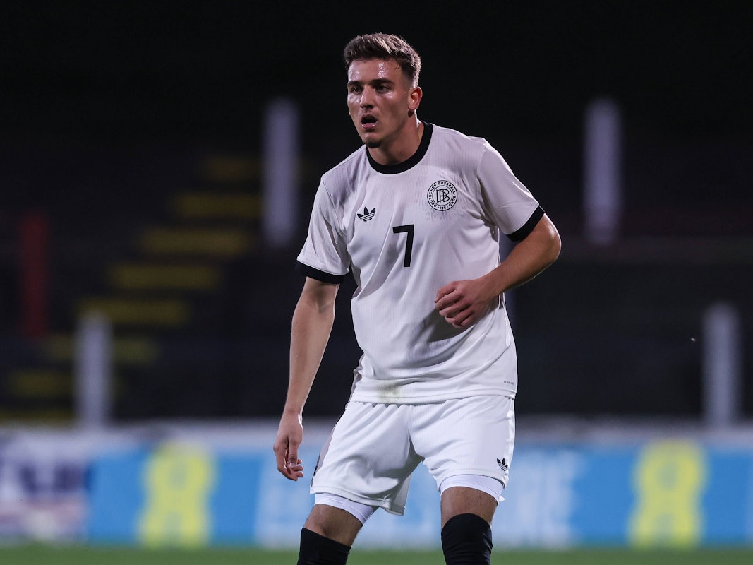 Said El Mala steht für Deutschlands Junioren-Auswahl auf dem Platz.