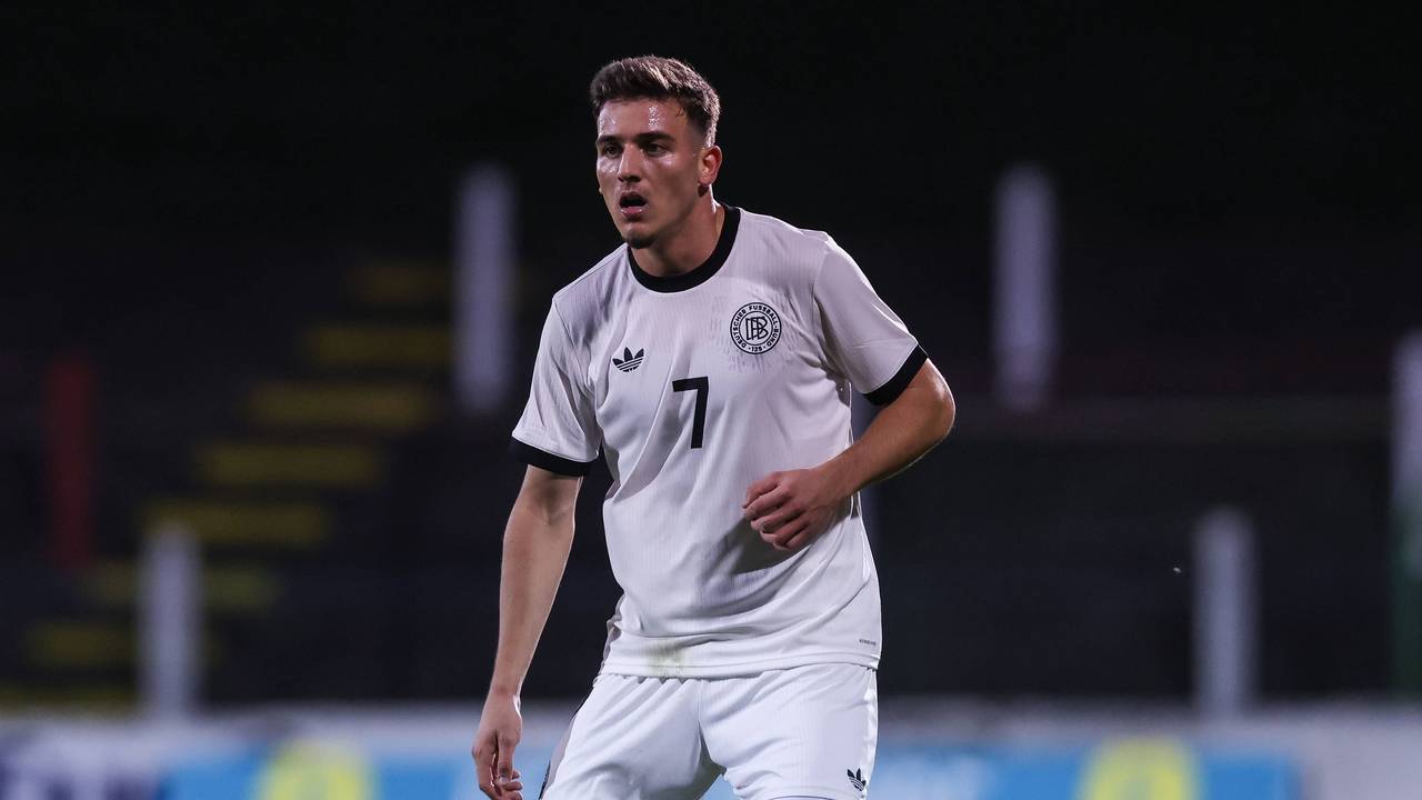 Said El Mala im Trikot der Deutschen Nationalmannschaft.