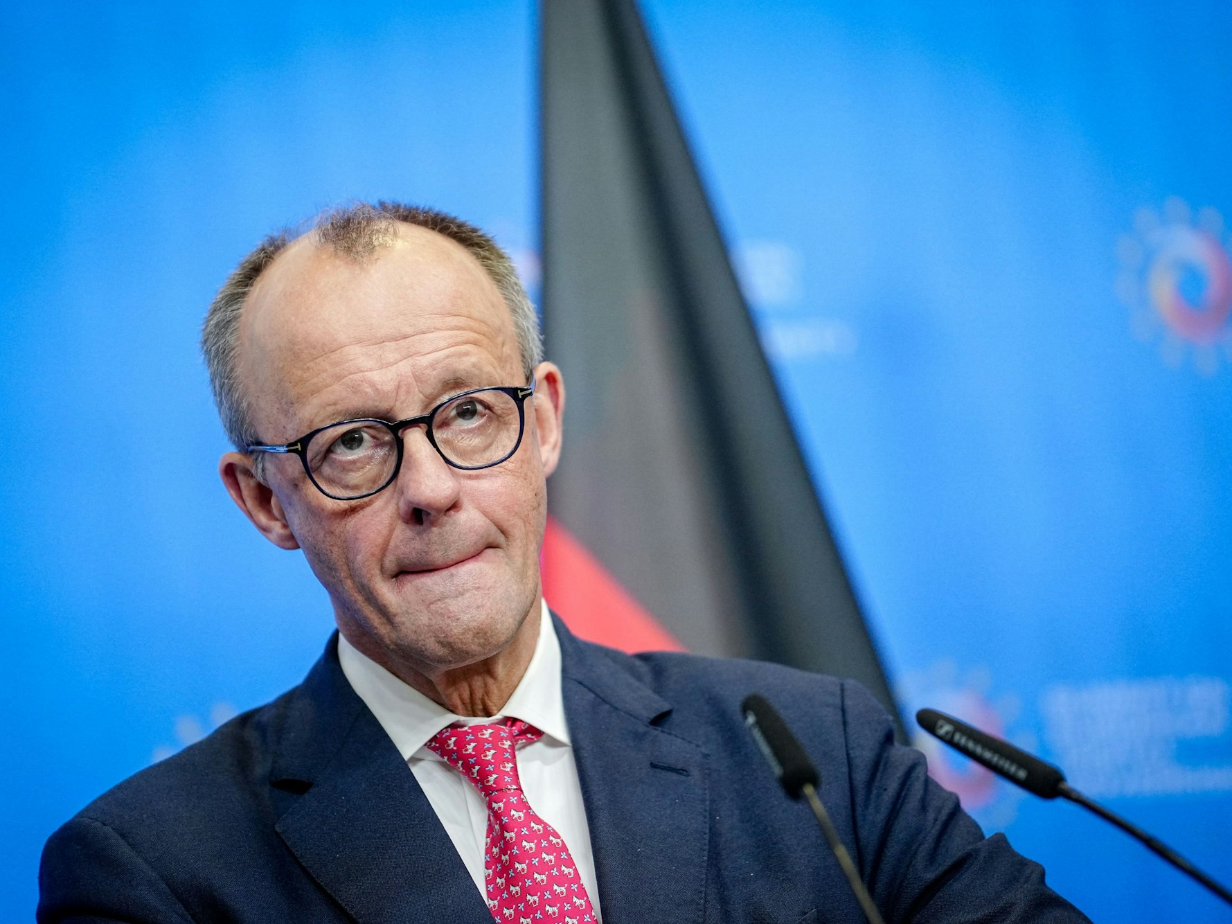 Bundeskanzler Friedrich Merz (CDU) beim Gipfel zur Europäischen Digitalen Souveränität im Euref-Campus.