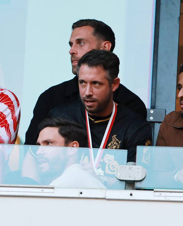 Mark Uth beim Heimspiel des 1. FC Köln gegen den VfB Stuttgart in der VIP-Loge.