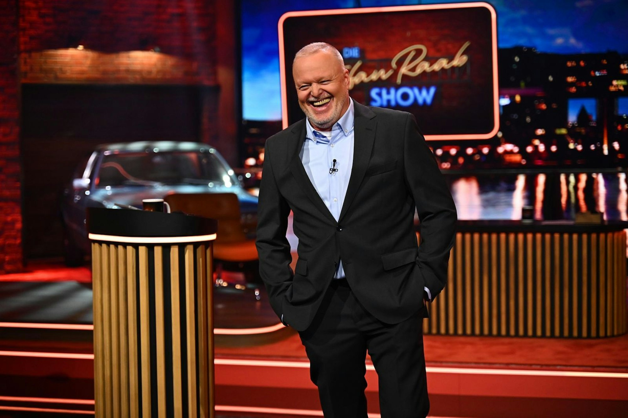Stefan Raab hat sich in seiner RTL-Sendung „Die Stefan Raab Show“ unter anderem über Heidi Klum lustig gemacht. (Bild: RTL / Raab Entertainment / Julia Feldhagen)