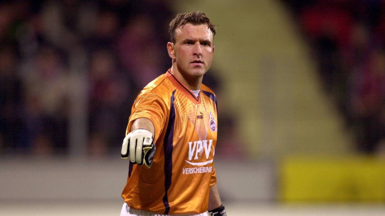 Markus Pröll im Tor des 1. FC Köln im Jahr 2002.