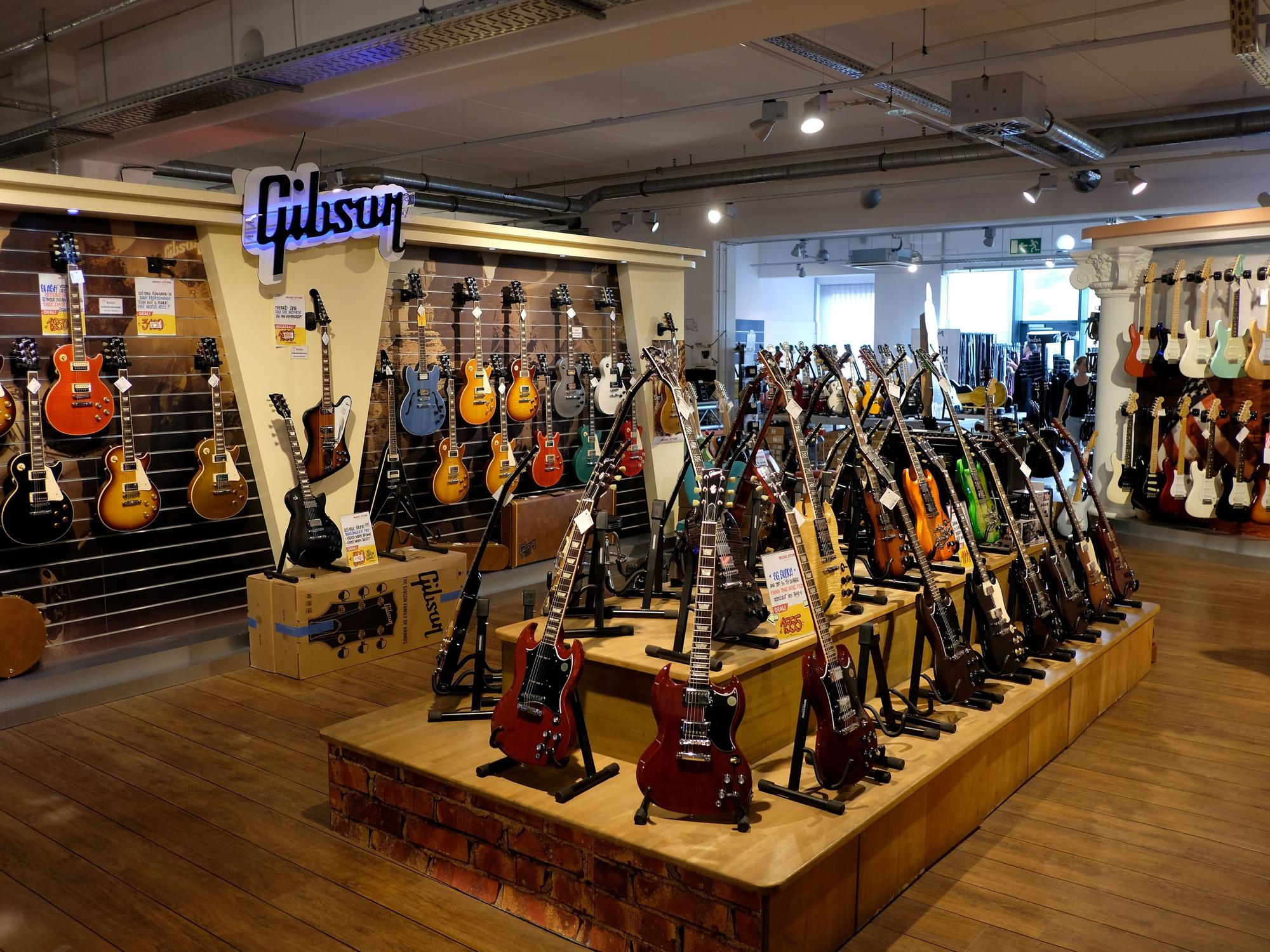 Blick in den Kölner Music Store.