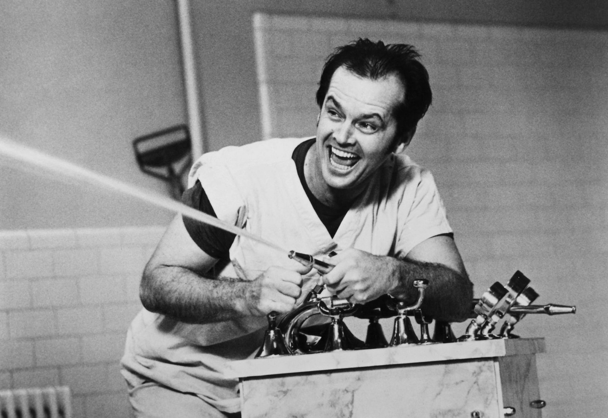 Für seine Leistung in „Einer flog über das Kuckucksnest“ (1975) gewann Jack Nicholson seinen ersten Oscar, zwei weitere folgten. (Bild: 1975 Fantasy Films)