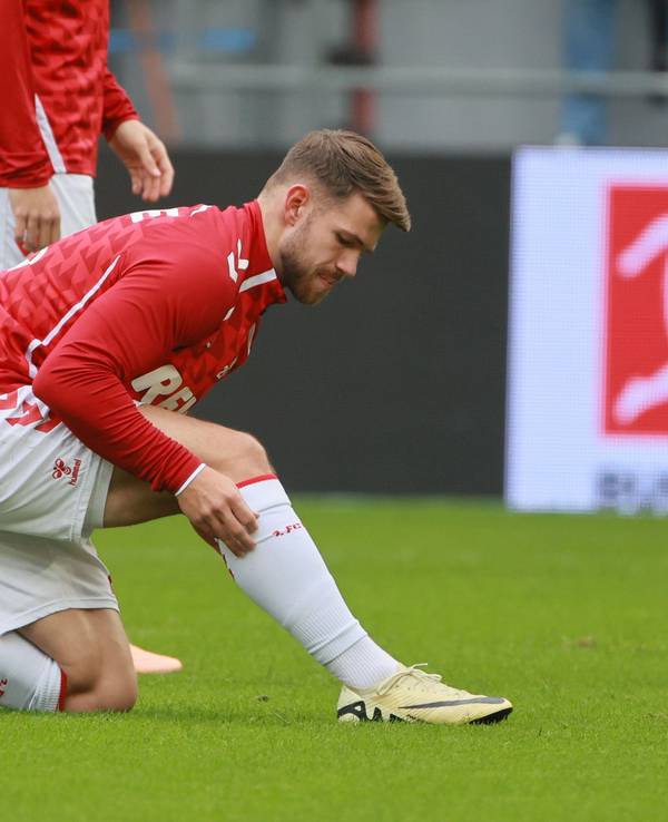Jan Thielmann (1. FC Köln), hier am 18. Oktober 2025.
