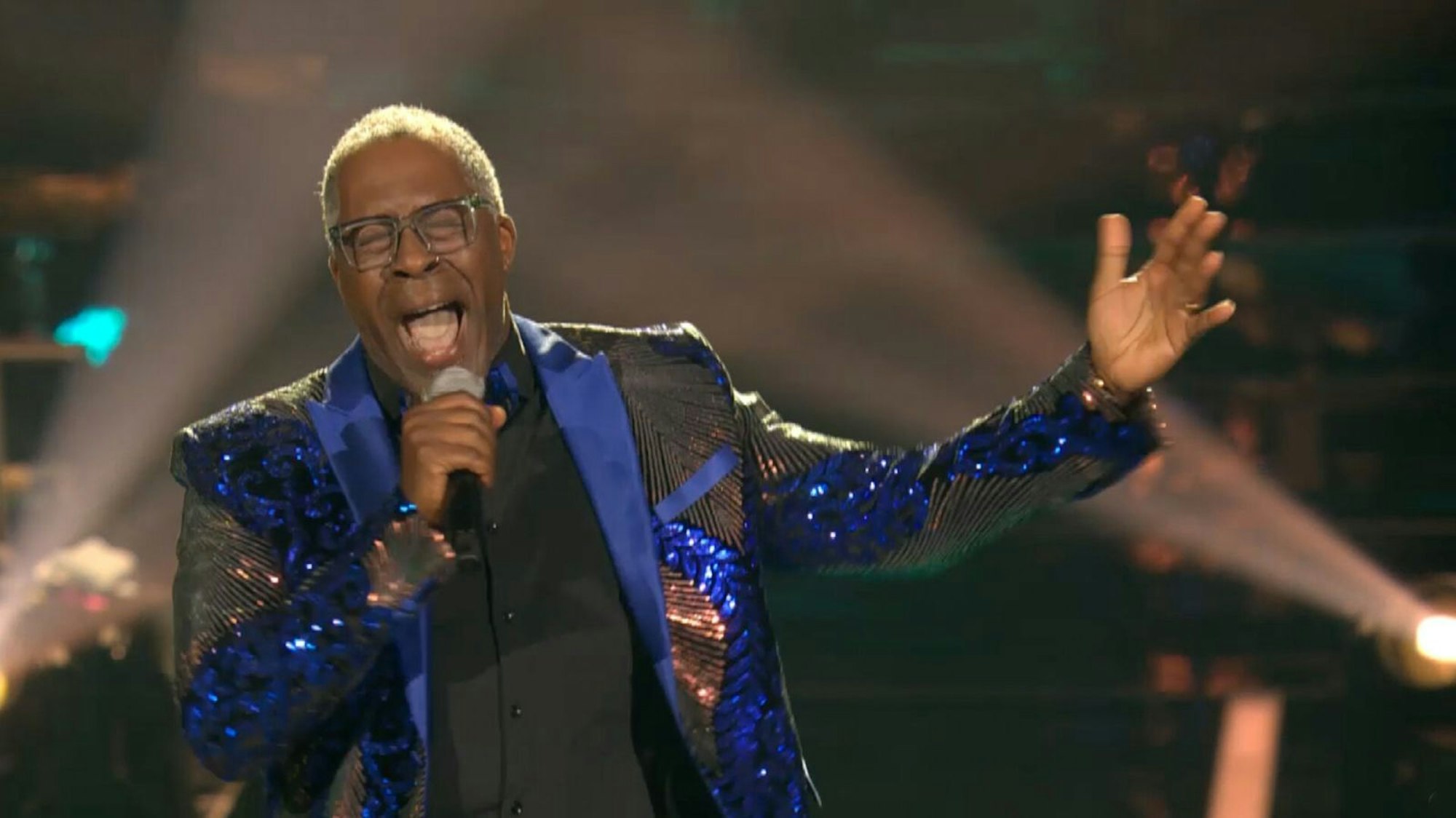 Karl Frierson II. hat viele Fans unter der 99-köpfigen Jury. (Bild: Joyn)