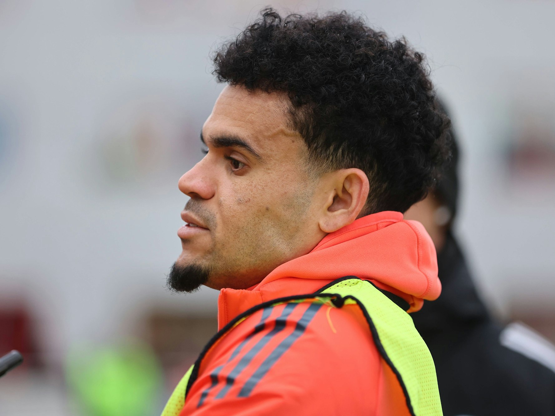 Luis Diaz beim Training des FC Bayern München.