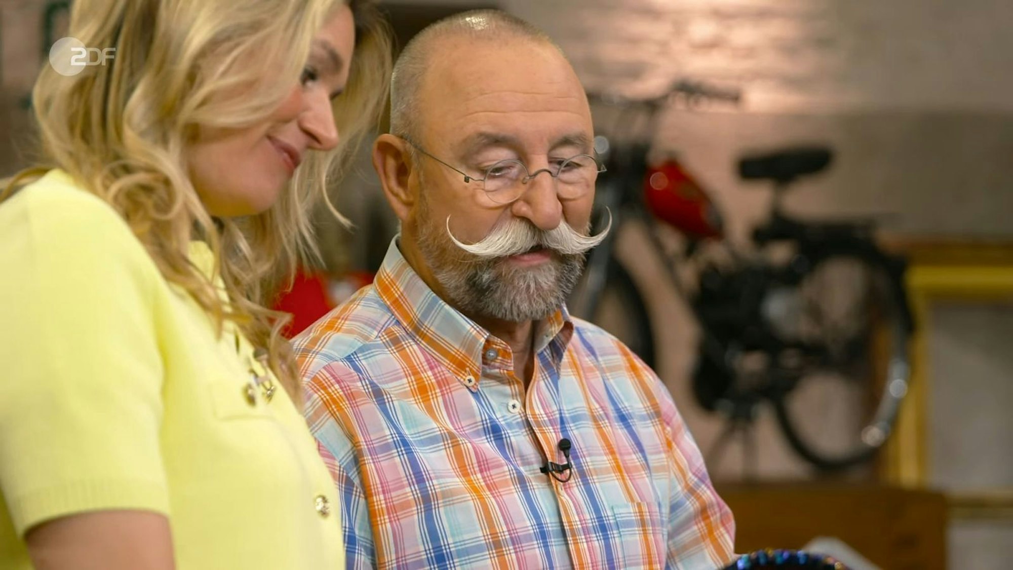 Bianca Berding weckte Hoffnungen im Gespräch mit Horst Lichter: „Die Amerikaner machen ja ganz verrückte Sachen. Die finden das heute richtig gut.“ (Bild: ZDF)