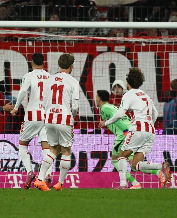 Tor für den 1. FC Köln gegen Eintracht Frankfurt.