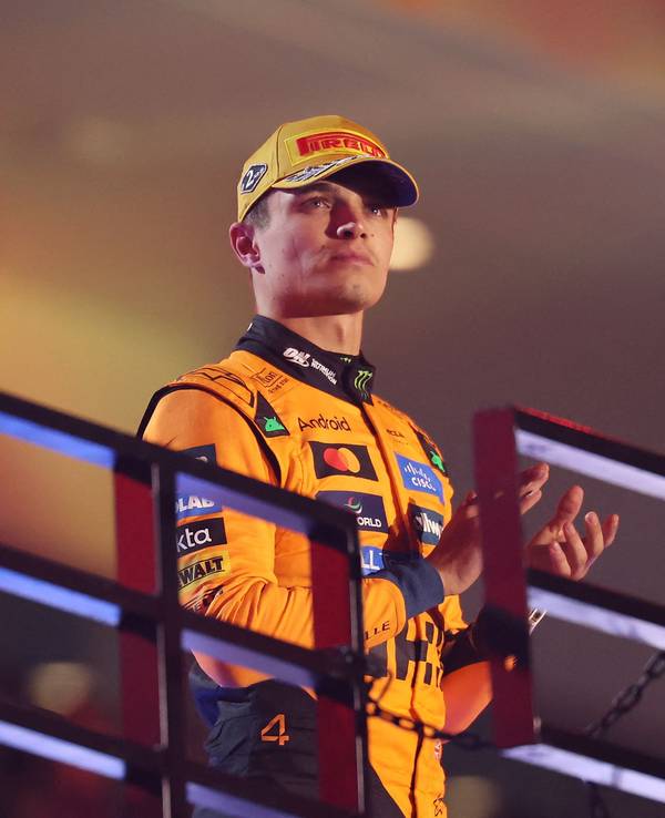 Lando Norris nach dem Rennen der Formel 1.