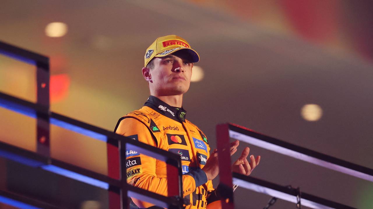 Lando Norris nach dem Rennen der Formel 1.