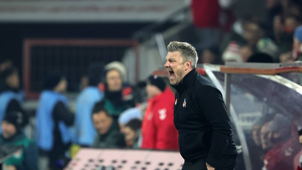 Lukas Kwasniok beim Spiel gegen Eintracht Frankfurt.