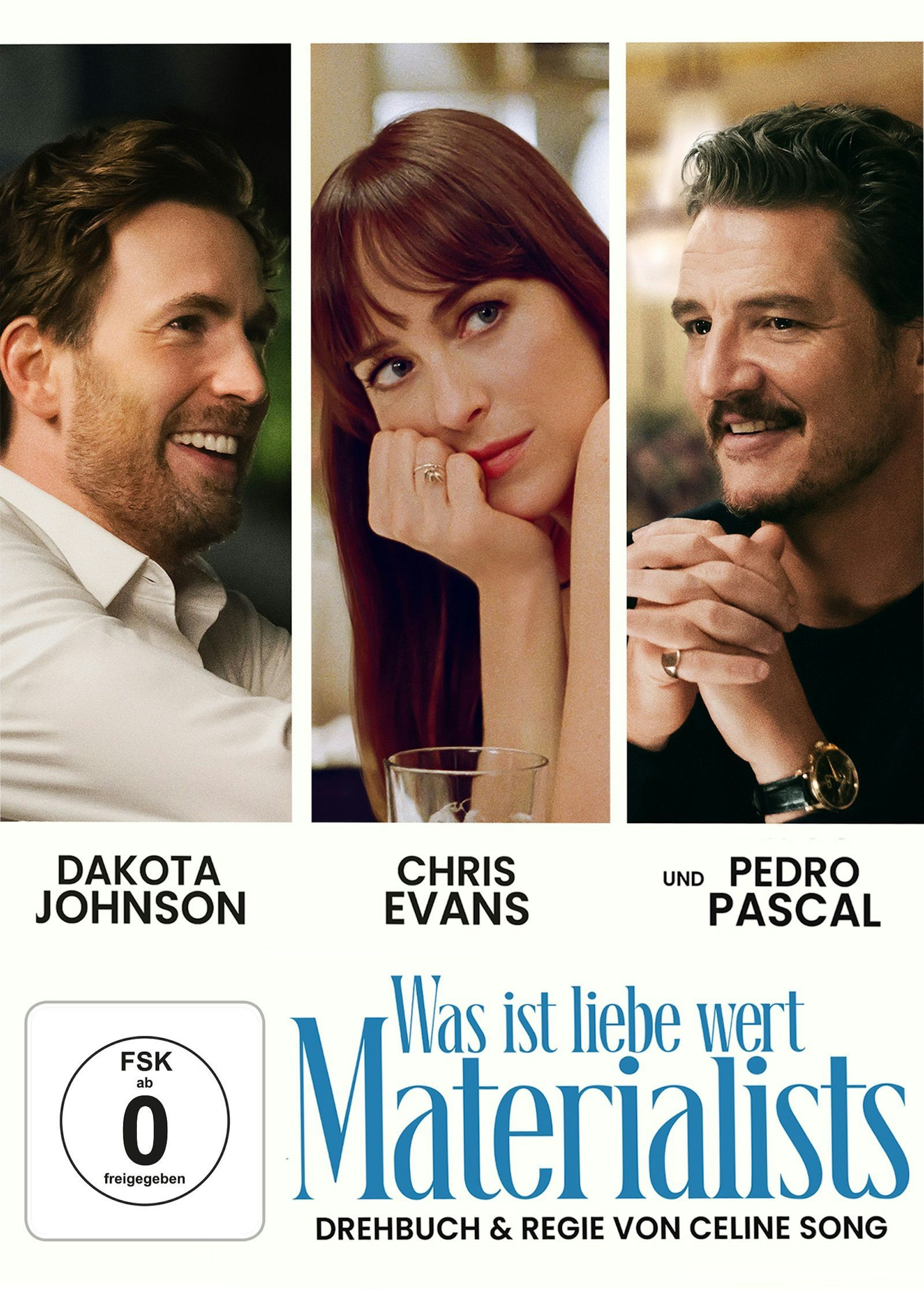 In „Was ist Liebe wert - Materialists“ muss Dakota Johnson sich als New Yorker Single-Frau zwischen zwei Traummännern entscheiden. (Bild: Plaion Pictures)