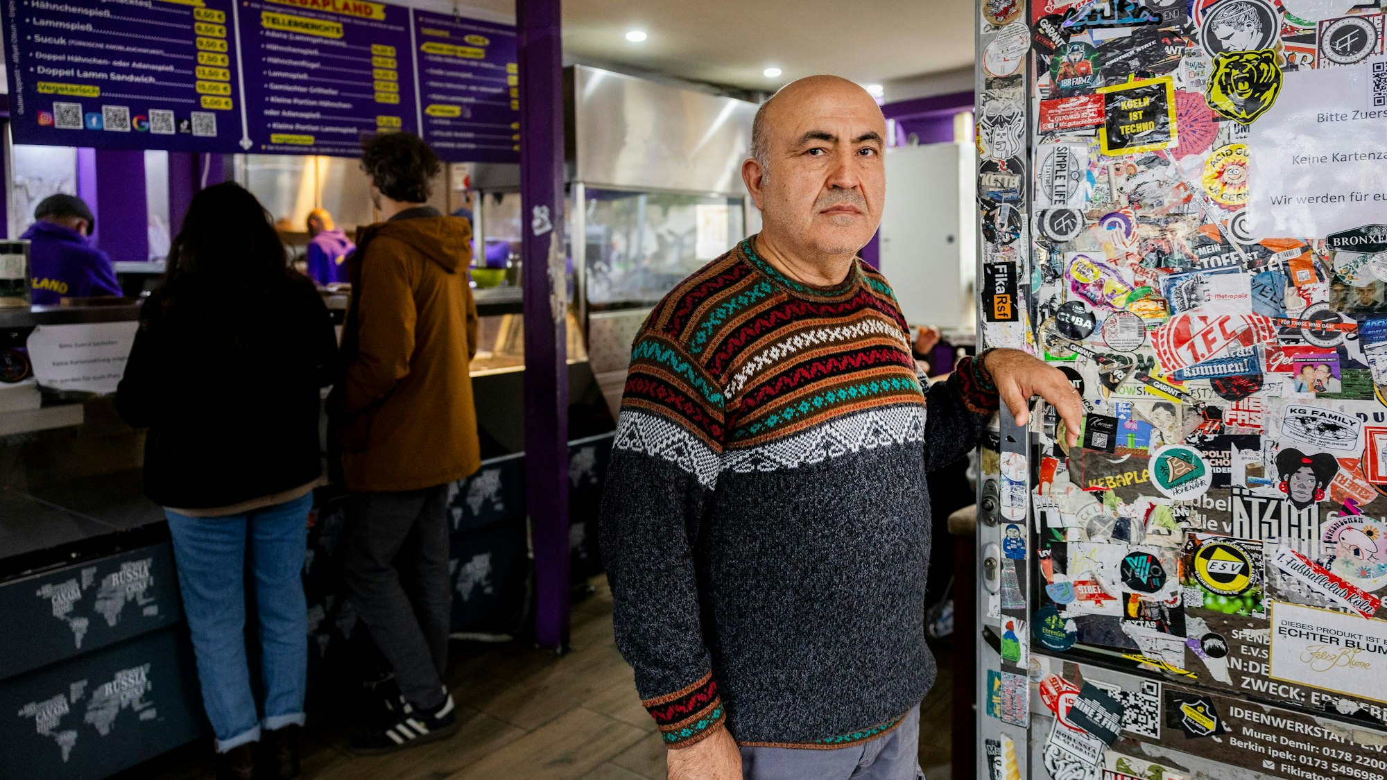 Murat Demir ist Inhaber des Kebapland auf der Venloer Straße.