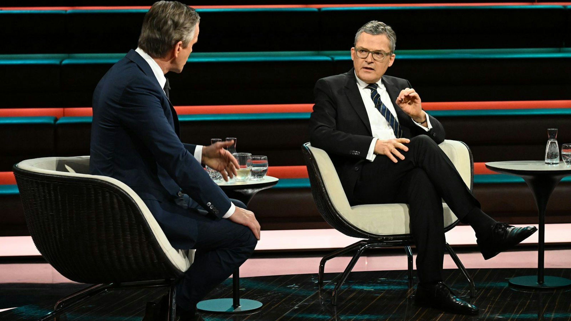 „Wir müssen die Zukunft der Ukraine als die unsere begreifen“, mahnte CDU-Politiker Roderich Kiesewetter bei „Markus Lanz“. (Bild: ZDF / Cornelia Lehmann)