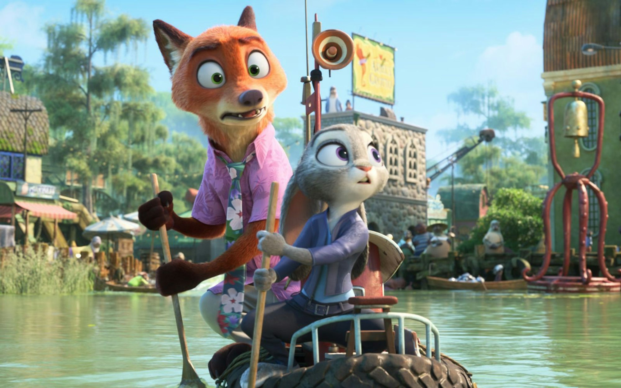 „Zoomania 2“ führt in geheimnisvolle Ecken, die das Publikum bislang noch nicht kannte. (Bild: 2025 Disney Enterprises)