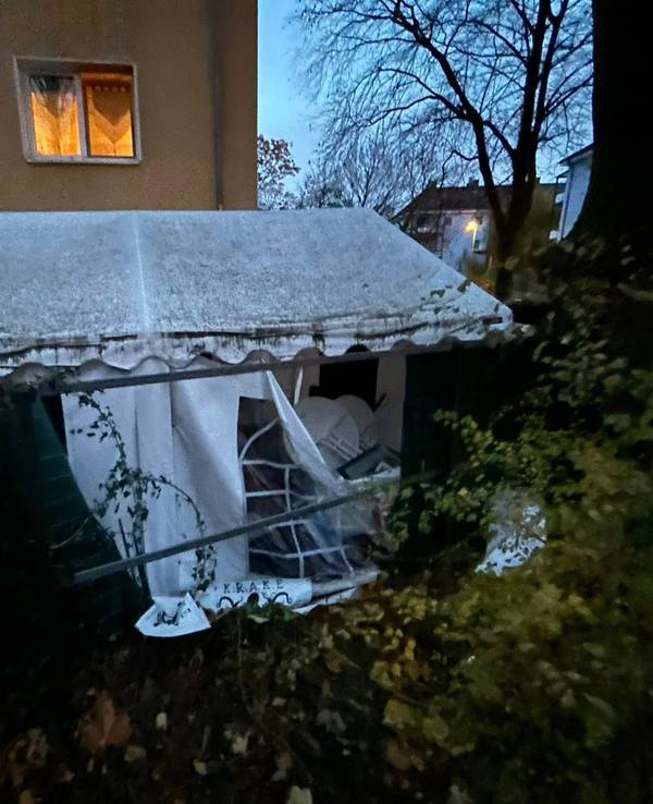 In den K.R.A.K.E.-Pavillon am „Müllseum“ wurde eingebrochen.