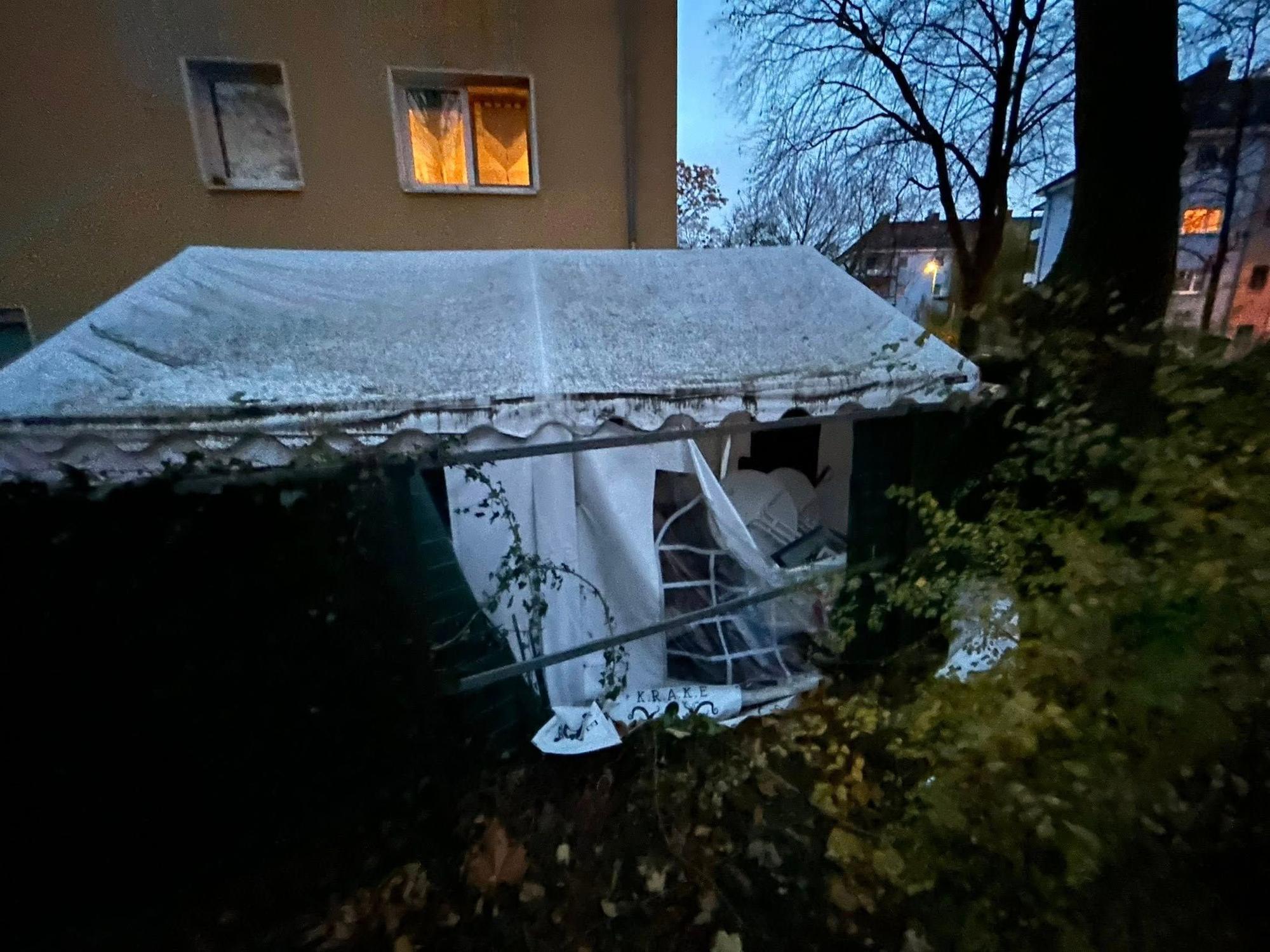 In den K.R.A.K.E.-Pavillon am „Müllseum“ wurde eingebrochen.