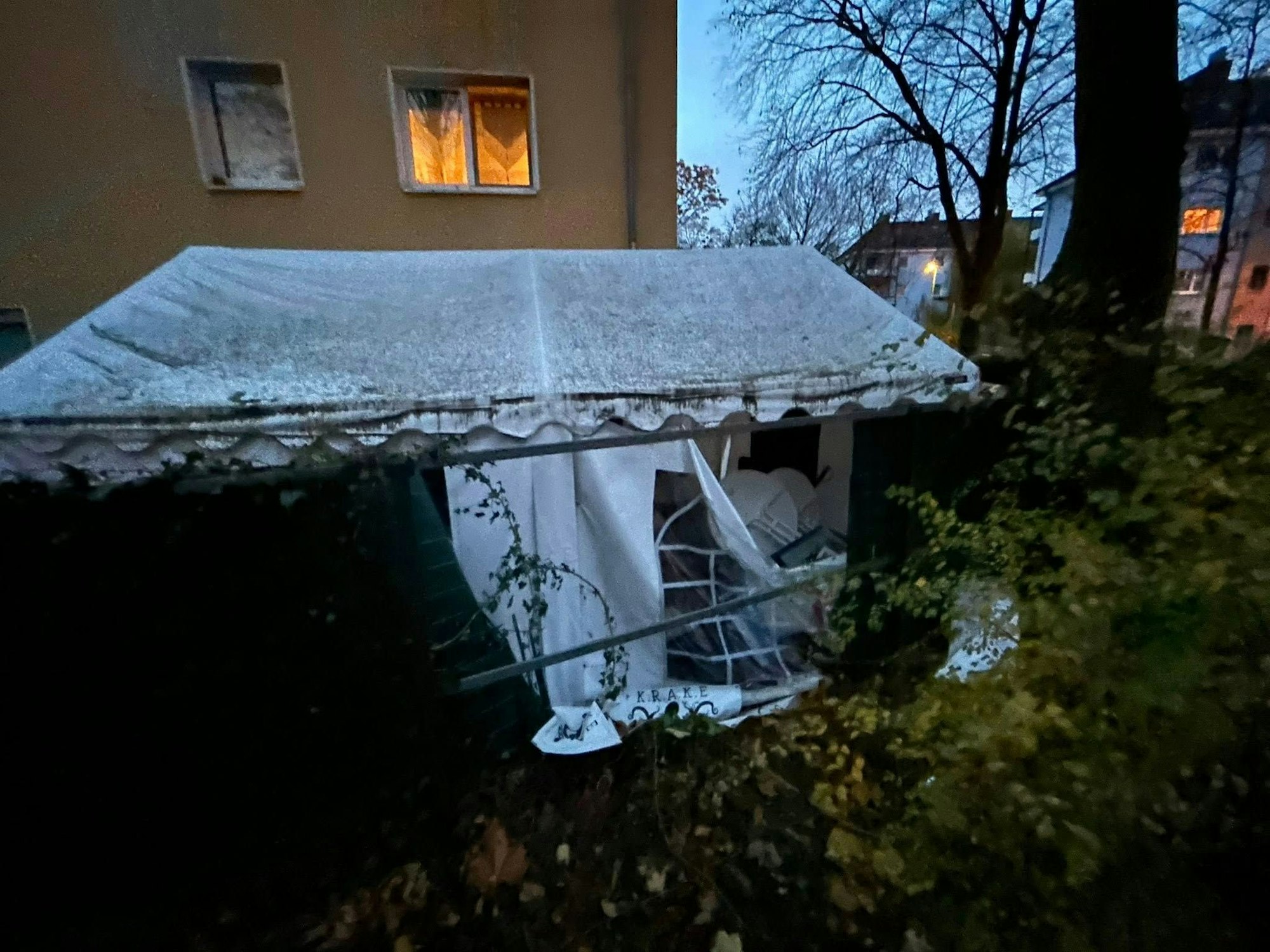 In den K.R.A.K.E.-Pavillon am „Müllseum“ wurde eingebrochen.