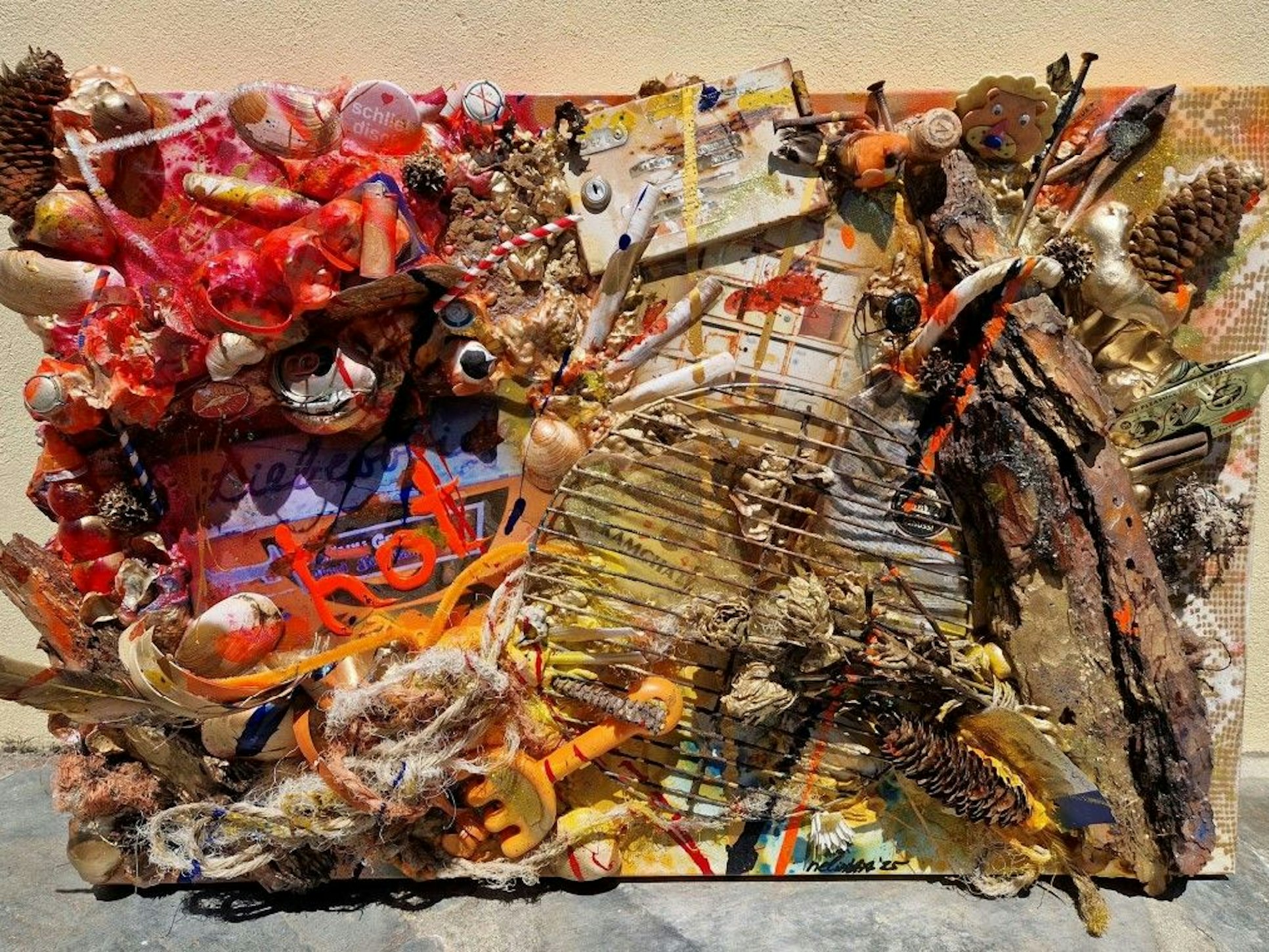 Ein Kunstwerk der Moderatorin Manuela Klein.