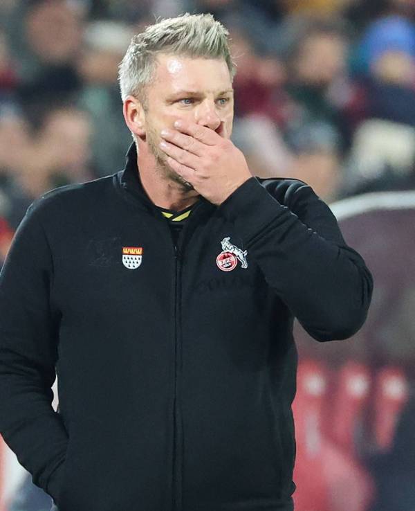 Lukas Kwasniok (1. FC Köln) war zuletzt beim 3:4 gegen Frankfurt am 22. November 2025 nicht zufrieden.