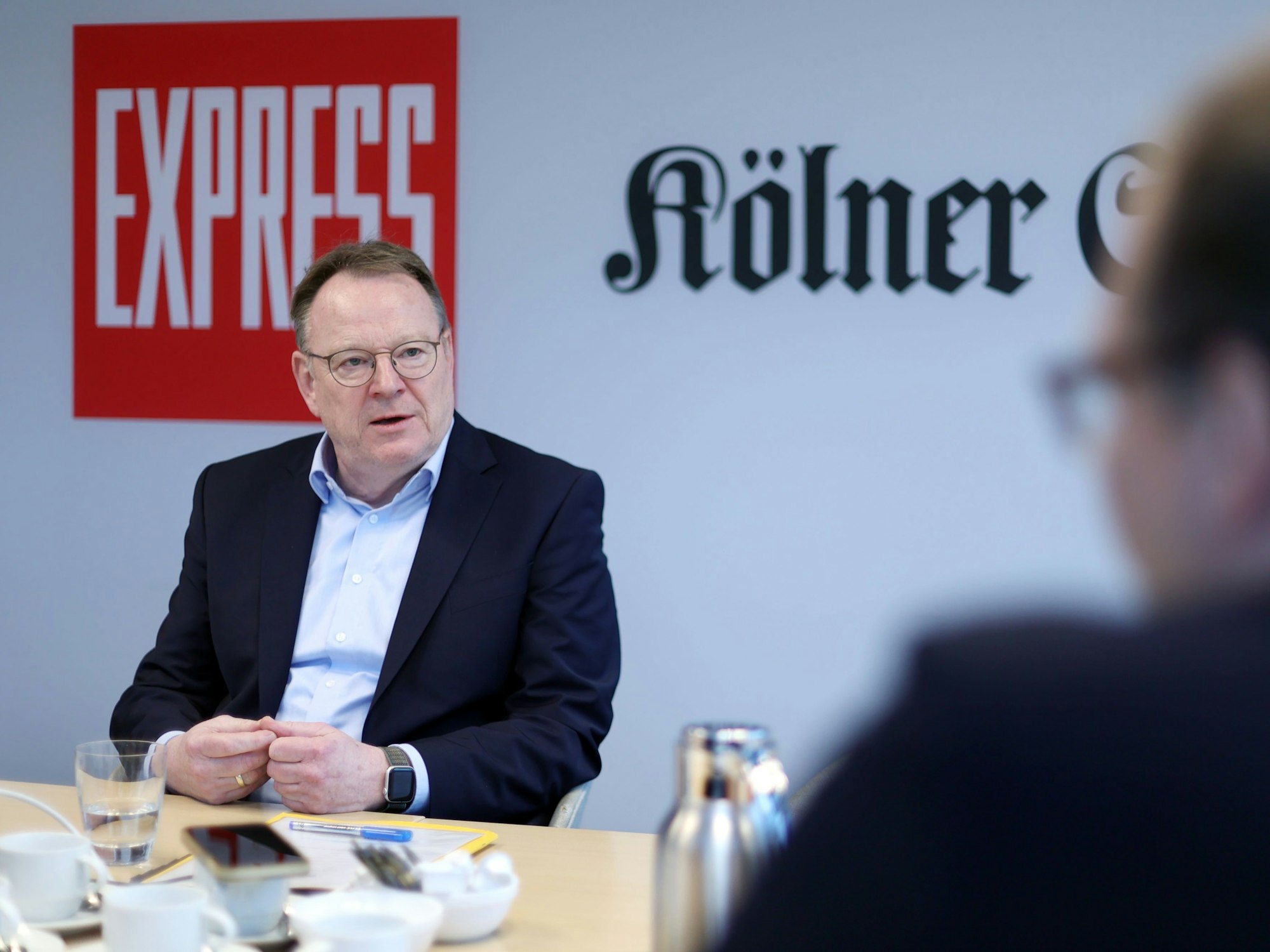 26.11.2025, Köln: Interview mit dem Oberbürgermeister Torsten Burmester. Foto: Martina Goyert
