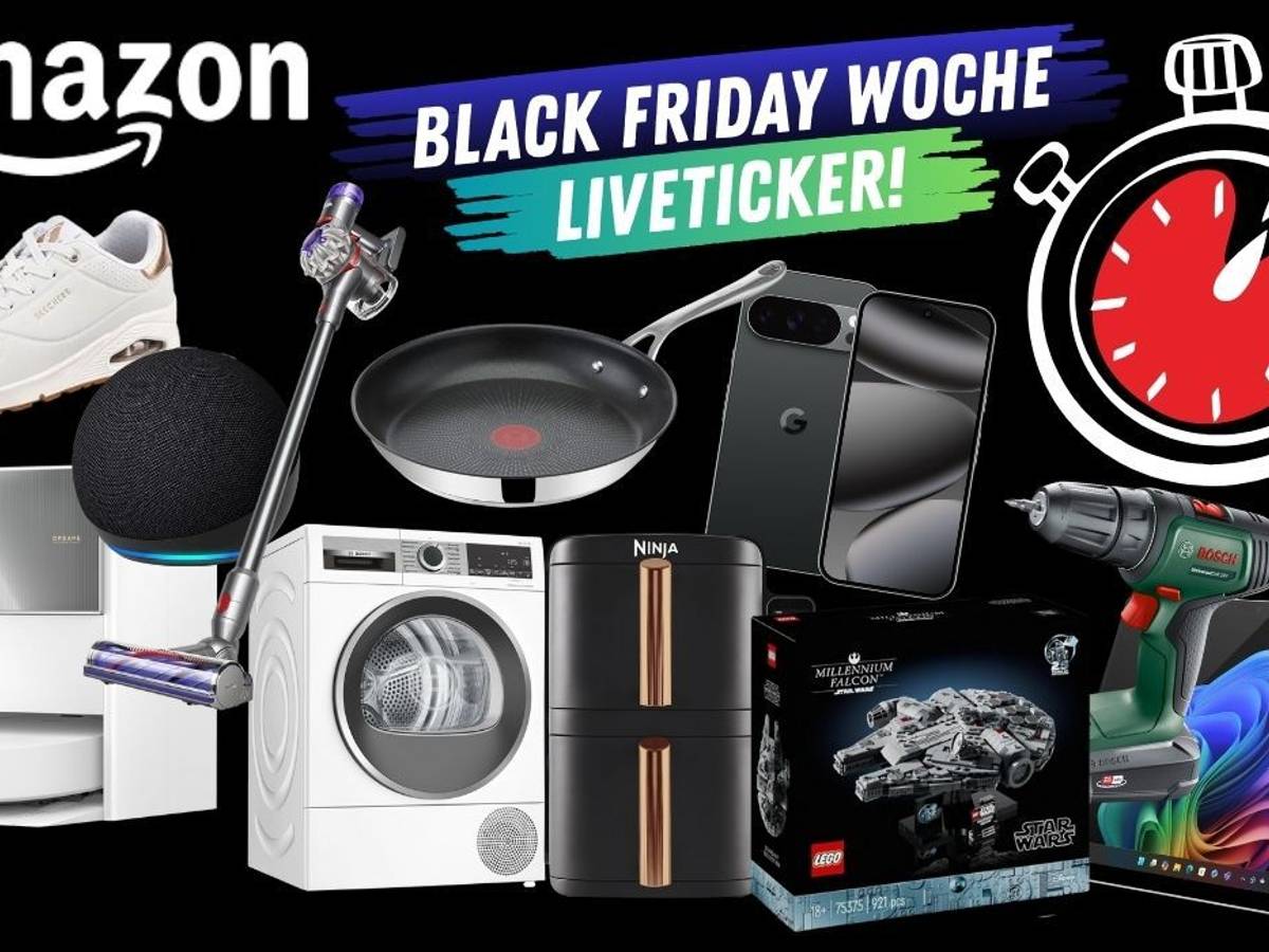 Verschiedene Produkte wie Waschmaschine Bosch, Lego Star Wars Modell, Skechers Sneaker, Dreame Saugroboter, Google Pixel Handy, Ninja Airfryer.