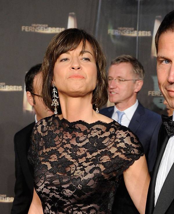 Moderatorin Maybrit Illner und René Obermann, hier bei der Verleihung des Deutschen Fernsehpreises 2012, haben sich getrennt.