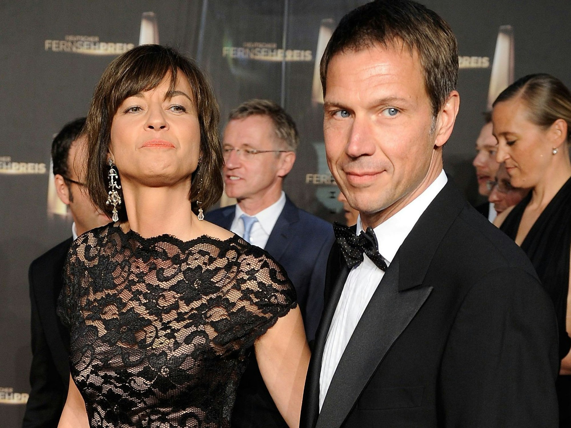 Moderatorin Maybrit Illner und René Obermann, hier bei der Verleihung des Deutschen Fernsehpreises 2012, haben sich getrennt.