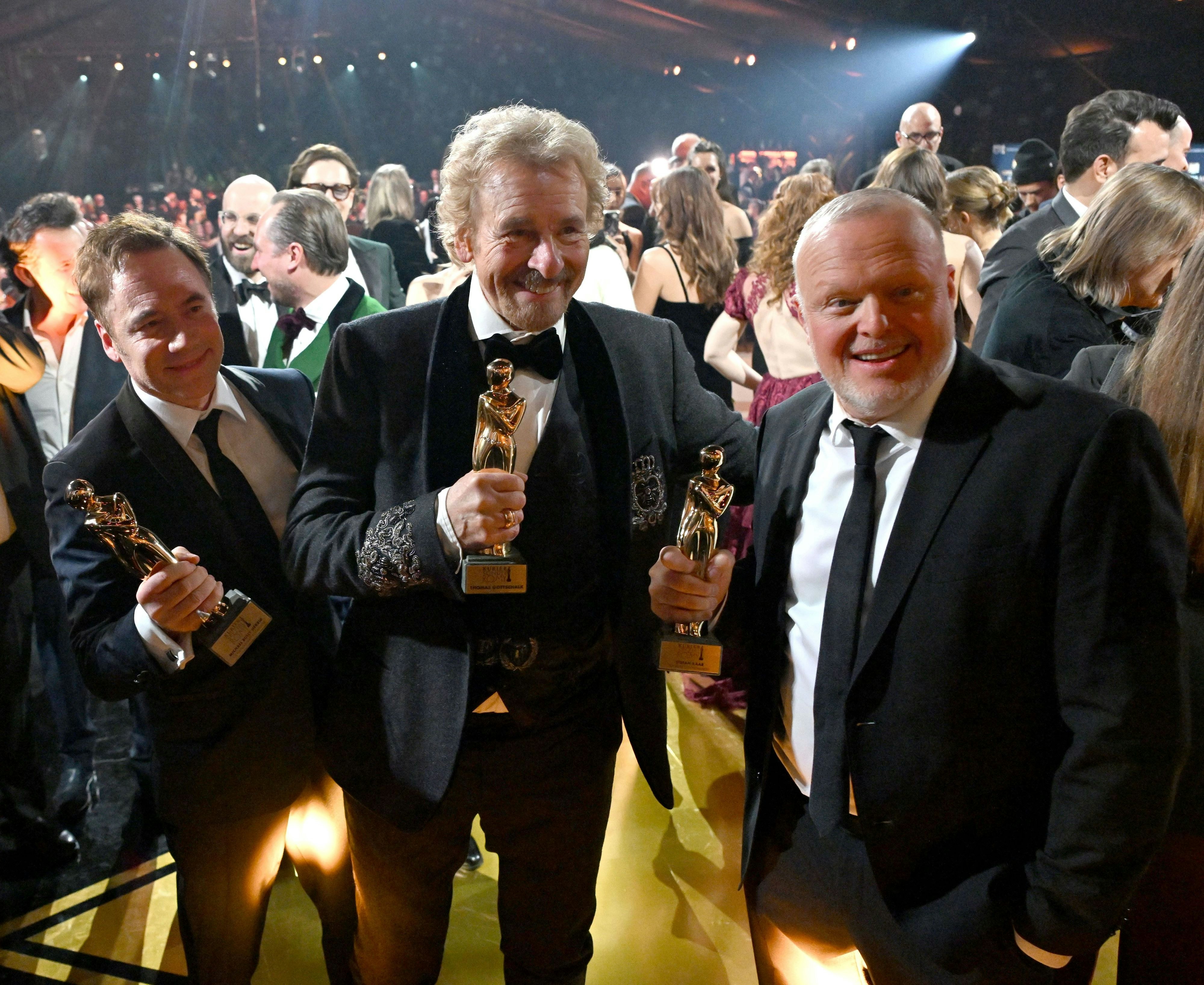 Romy für Thomas Gottschalk: Wieder wirrer Auftritt bei Verleihung | Express