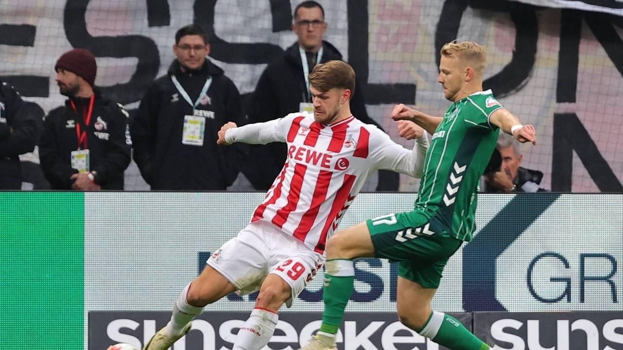 Der 1. FC Köln am Samstag in Bremen.