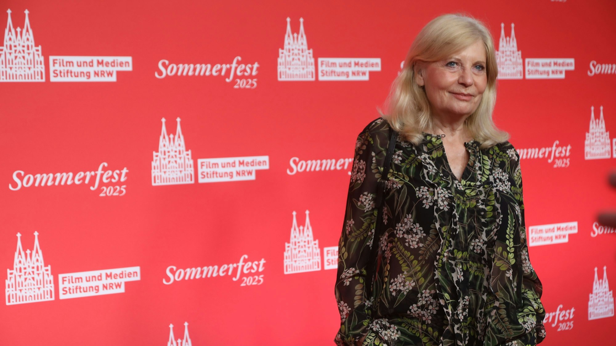 Sabine Postel auf dem roten Teppich.