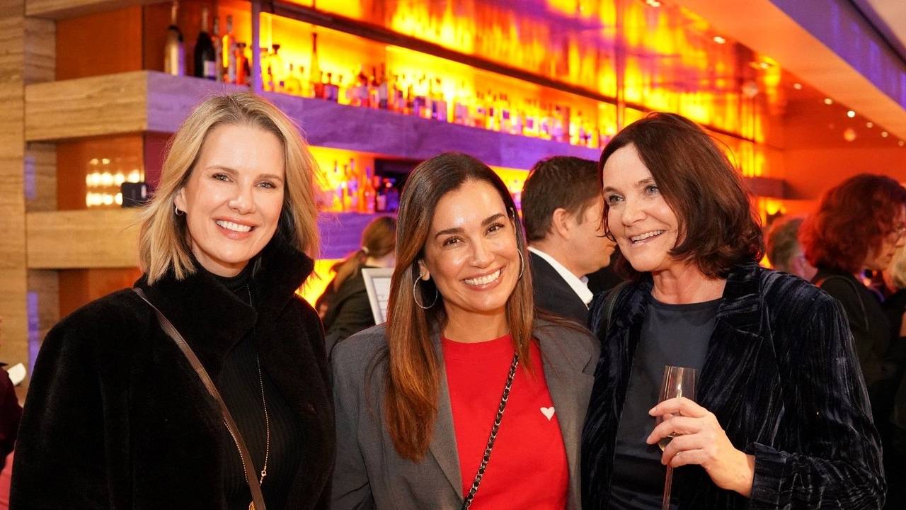 Monica Meier-Ivancan, Jana Ina Zarrella und Gabi Pannicke bei der Feier von „Mutige Kinder“.