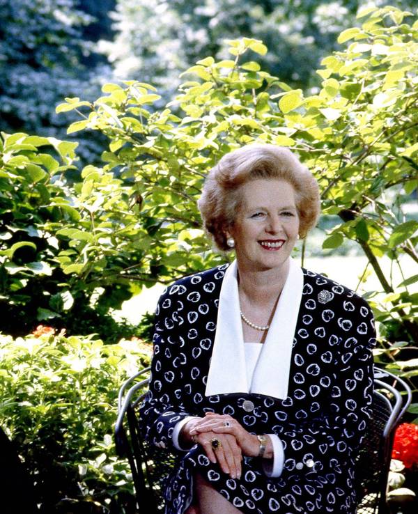 Ronald Reagan und Margaret Thatcher 1987
